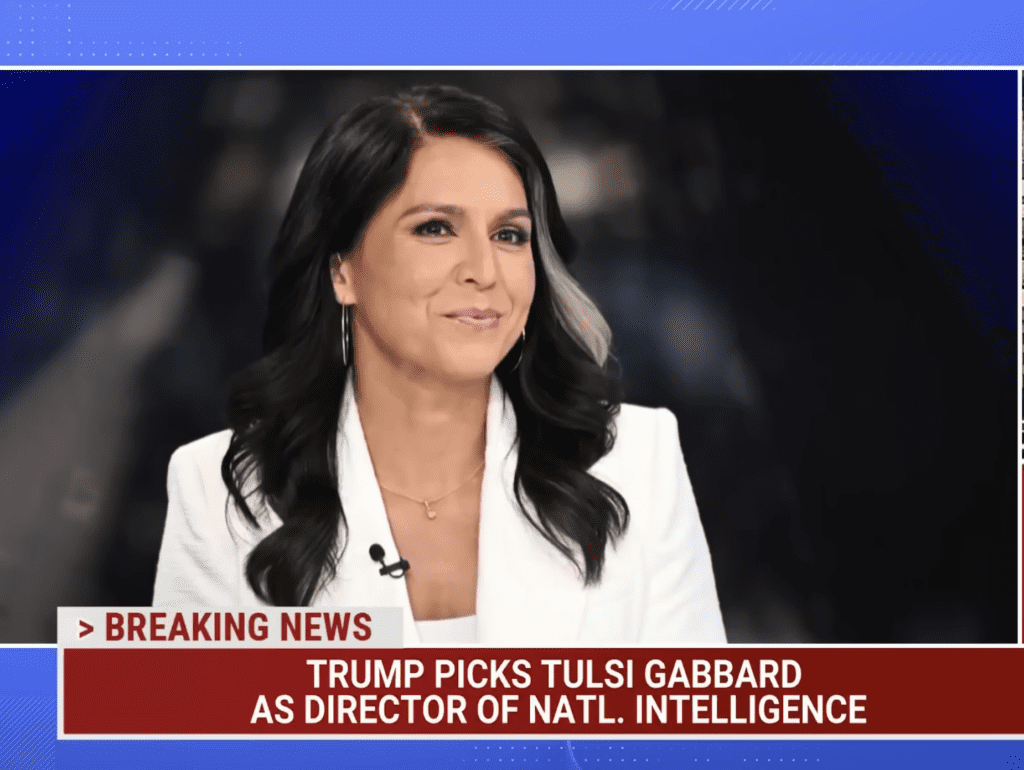 Tulsi Gabbard Head of National Intelligence